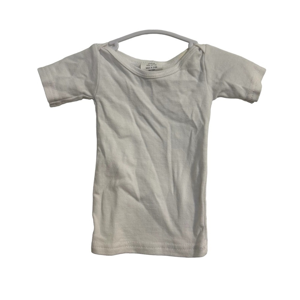 Newborn White T-Shirt Unisex